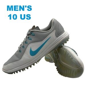 Nike Lunar Control Vapor 2 Mens Golf Shoes Grey Blue 899633-001 Size 10
